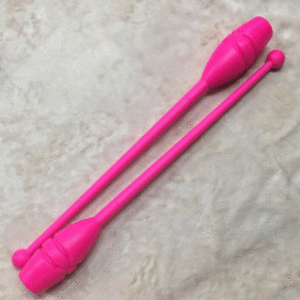 리듬체조 2부 경기용 고무곤봉 시니어(45cm) 핑크